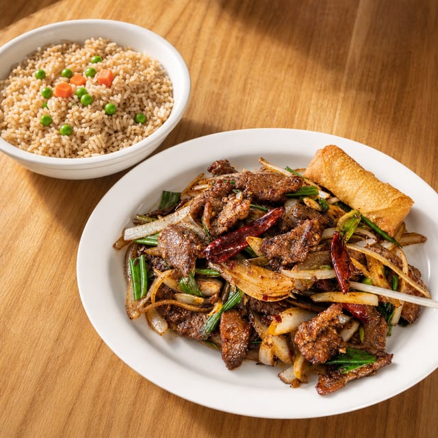 MONGOLIAN BEEF.