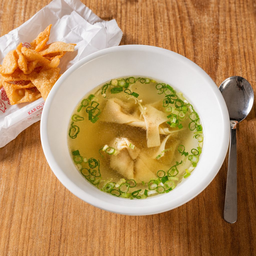 WONTON SOUP SMALL (12 OZ).