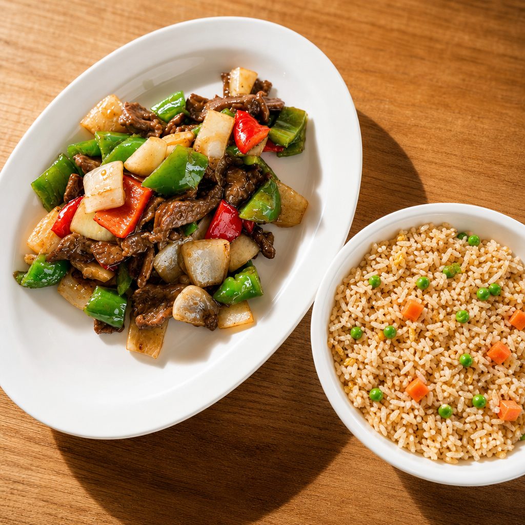 PEPPER STEAK.