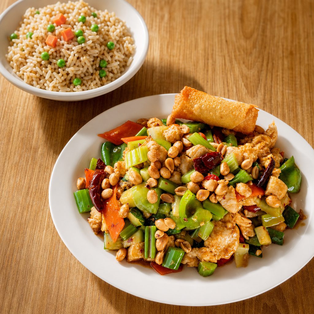 KUNG PAO CHICKEN.