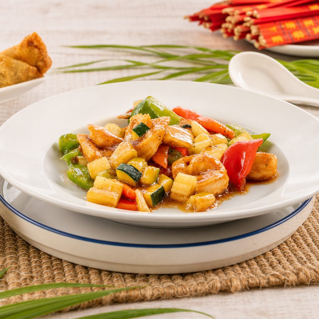 KUNG PAO SHRIMP.