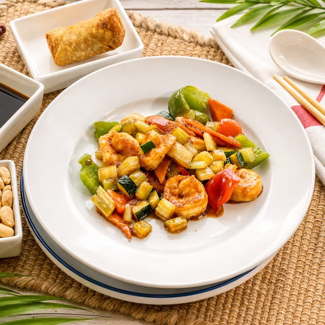 CASHEW SHRIMP.