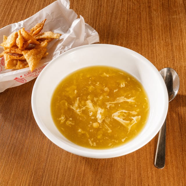 EGG DROP SOUP LARGE (24 OZ).